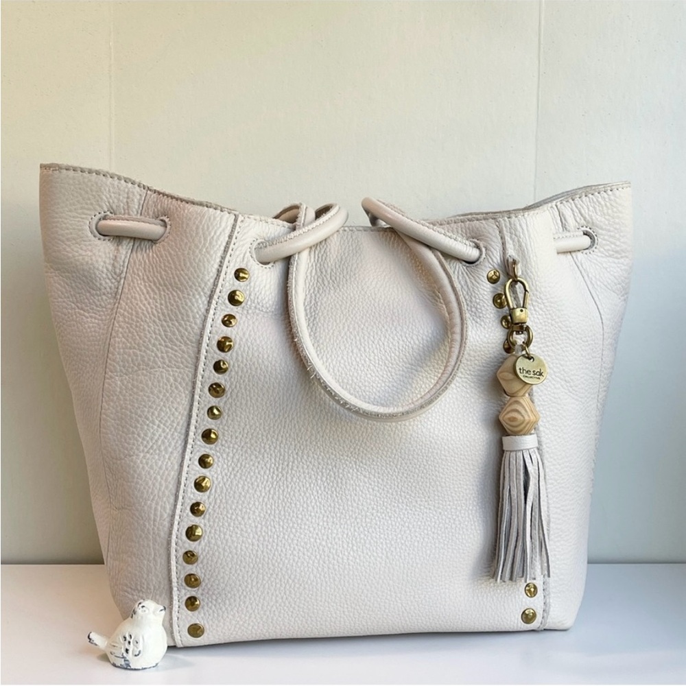The Sak Collective Colfax Bucket Shoulder Crossbody Bag Soft Genuine Leather